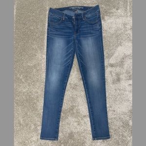 American Eagle Jegging (Medium Wash, Size 8 Regular)